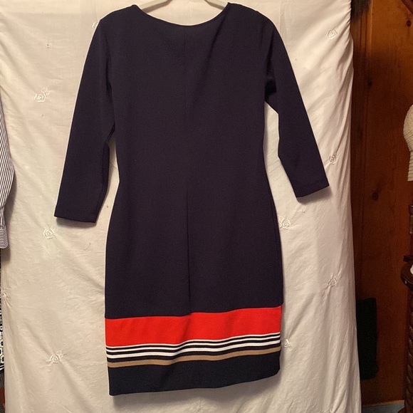 Dress Barn Navy Dress Size Small - Picture 2 of 3
